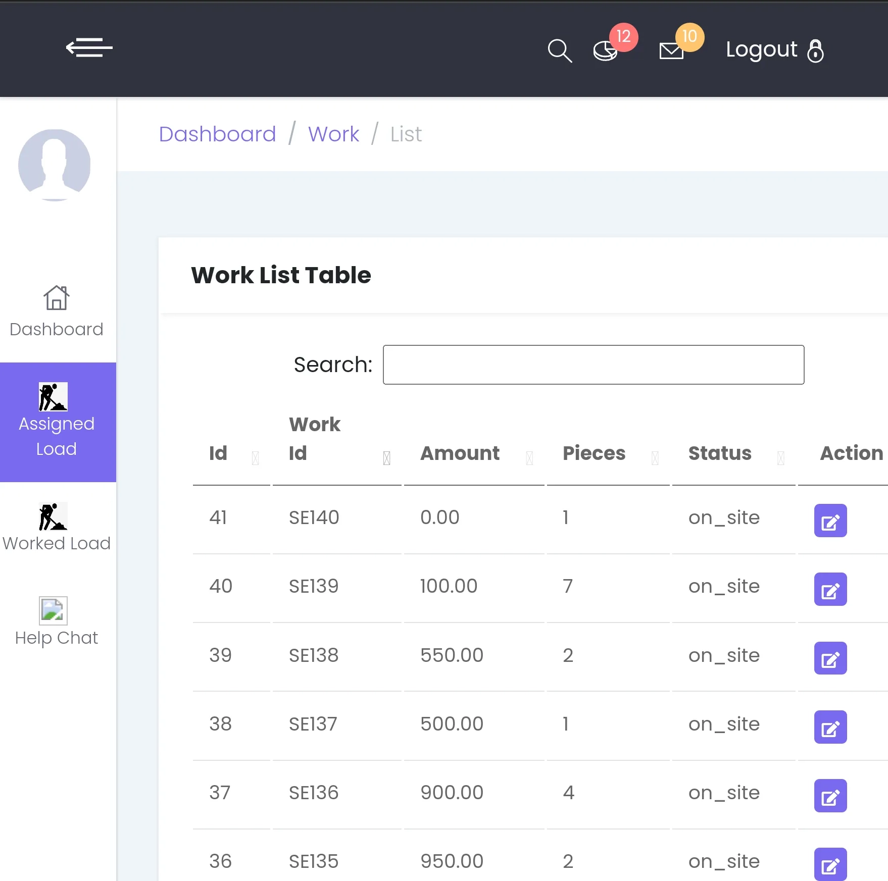 TMS720 Managment system